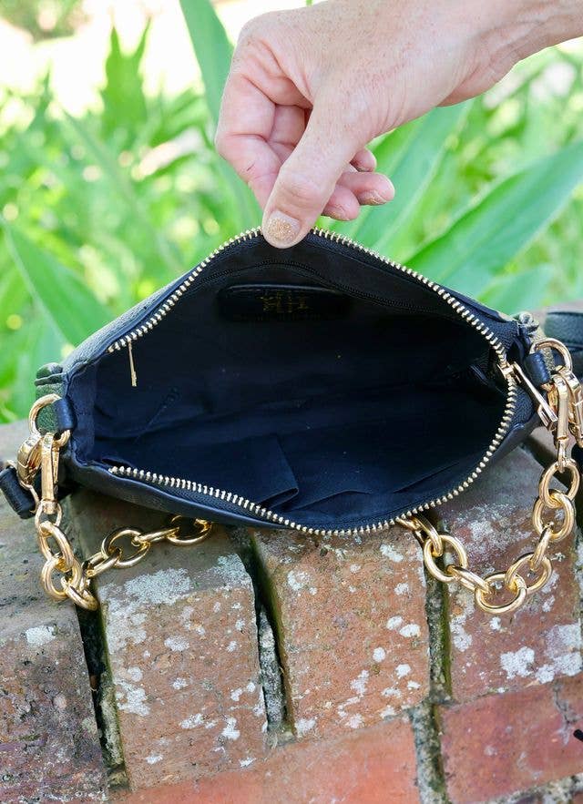 Caroline Hill Joan Crossbody Black