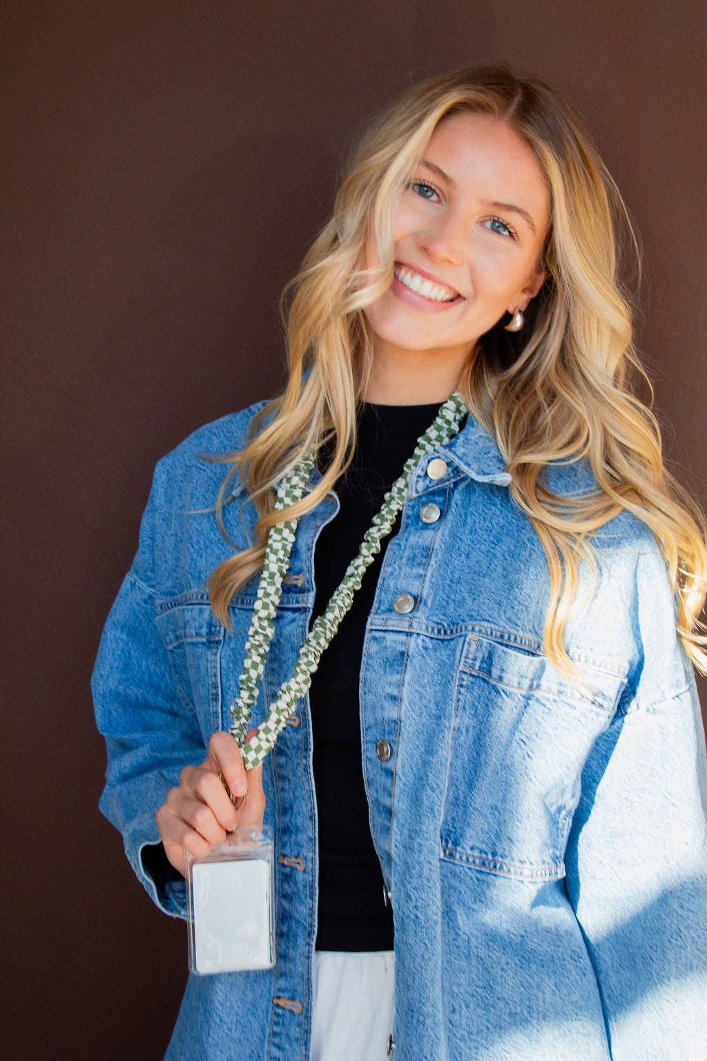 Andi Lindsey Checked Lanyard