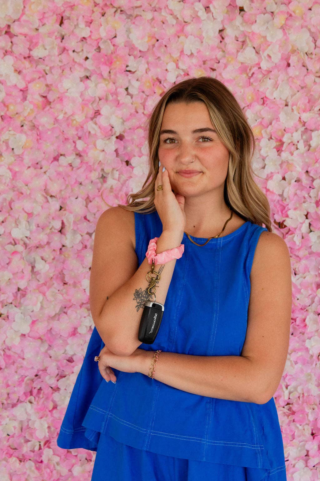 Andi Pink Fresh Page Keychain