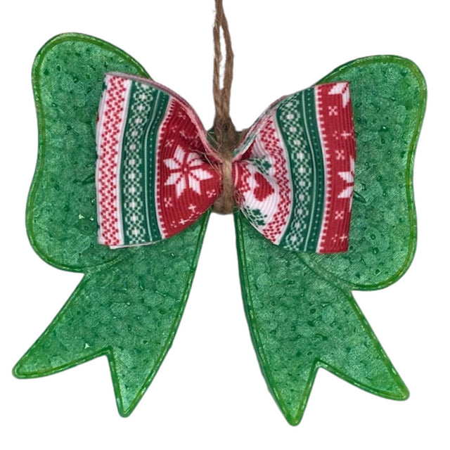 Ugly Christmas Sweater Bow Freshie - Smell of Christmas
