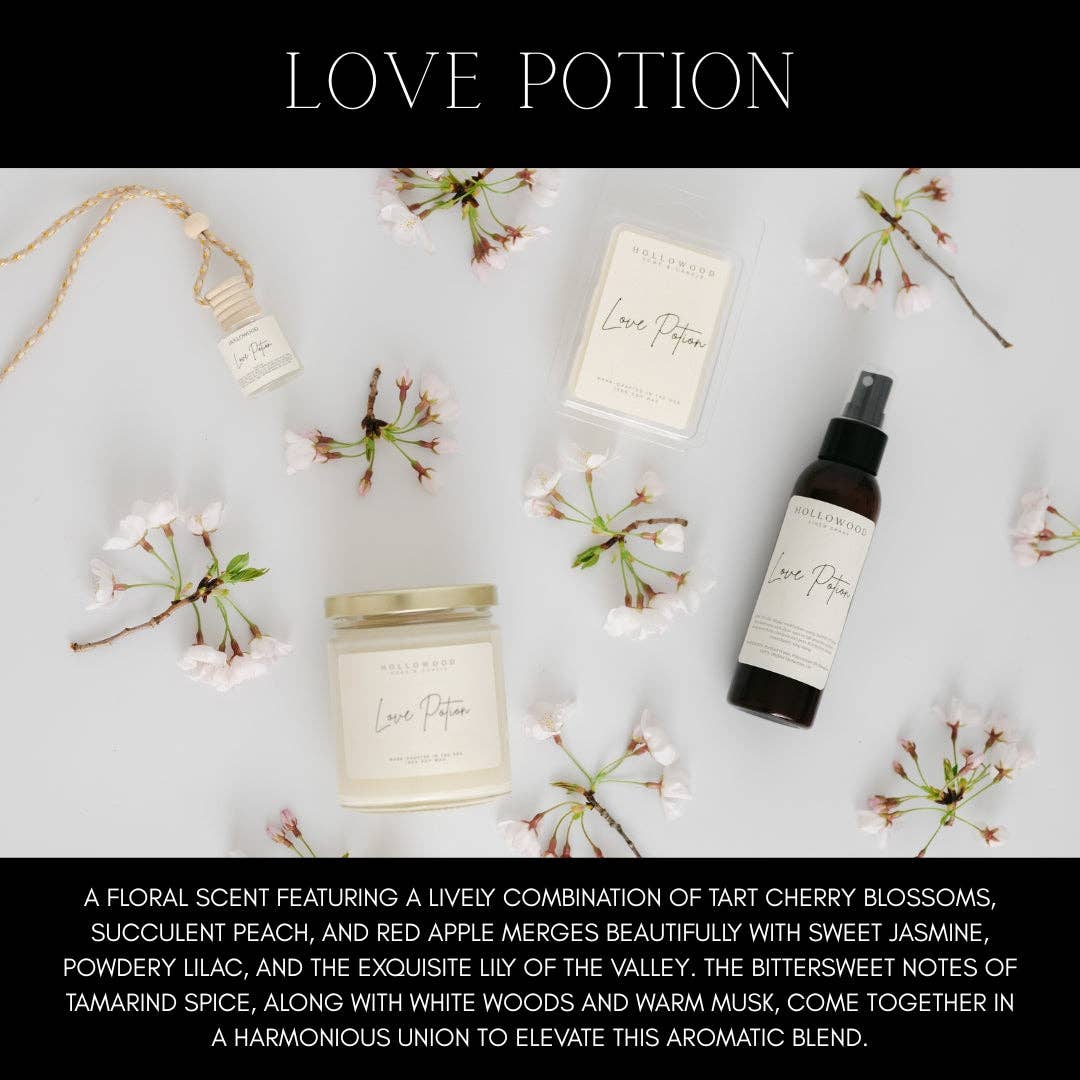 LOVE POTION | SPRING | 4 OZ | VALENTINES | LINEN SPRAY