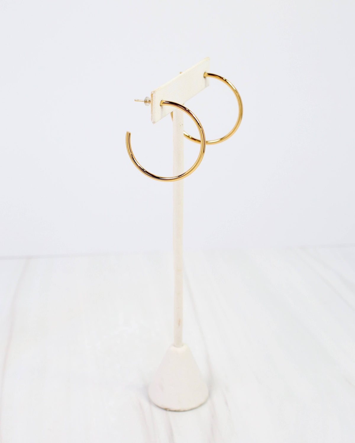 Caroline Hill Edenton Waterproof Gold Hoop Earrings