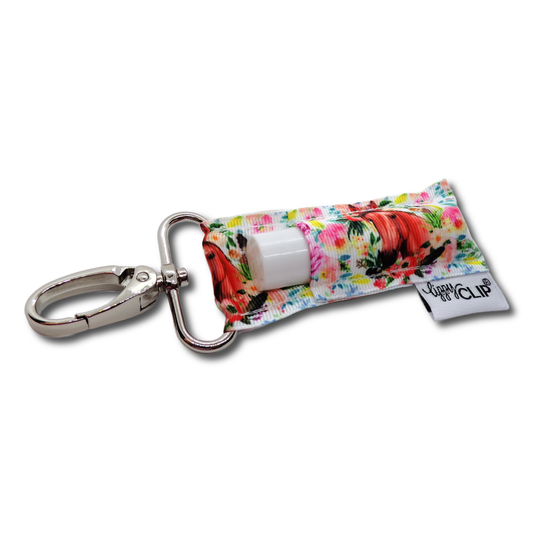 Horses and Flowers LippyClip® Lip Balm Holder for Chapstick