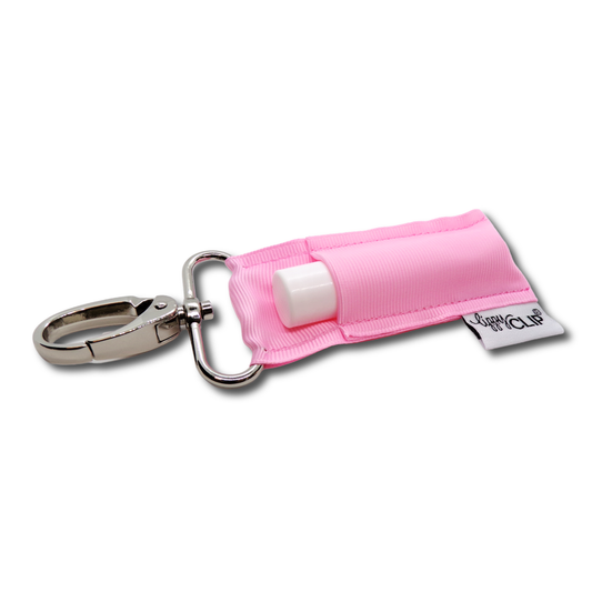 CLASSIC: Baby Pink LippyClip® Lip Balm Holder for Chapstick