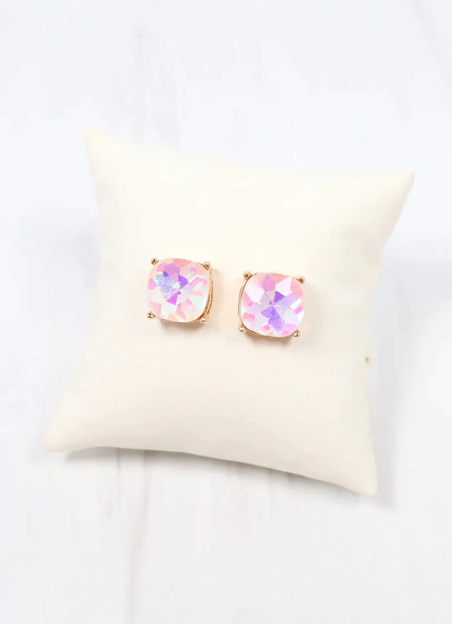 Julien Stone Stud Earring White Opal
