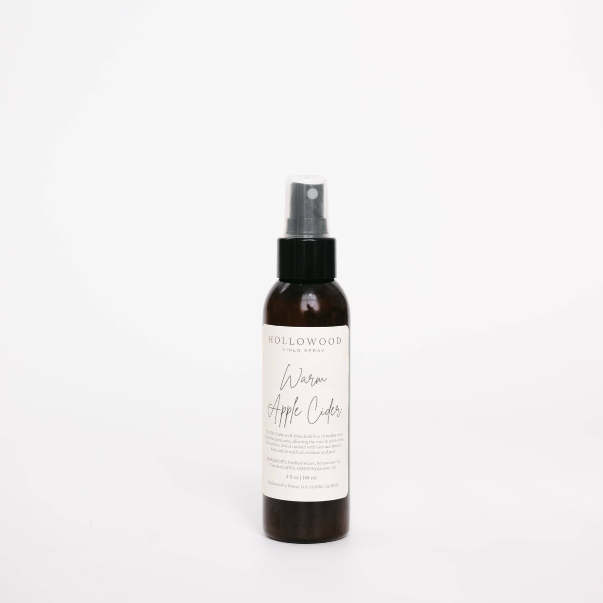 Hollowood Warm Apple Cider Linen Spray 4 oz