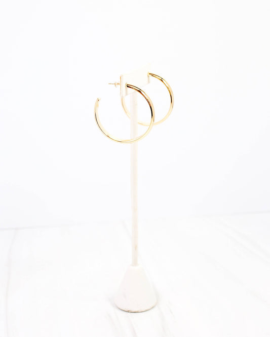 Caroline Hill Edison Gold Hoop Earrings