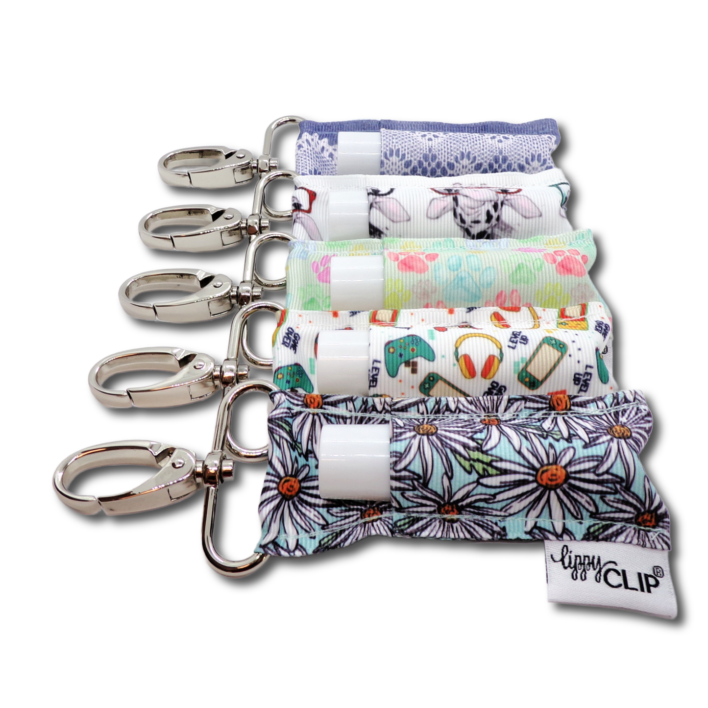 Paw Prints LippyClip® Lip Balm Holder for Chapstick