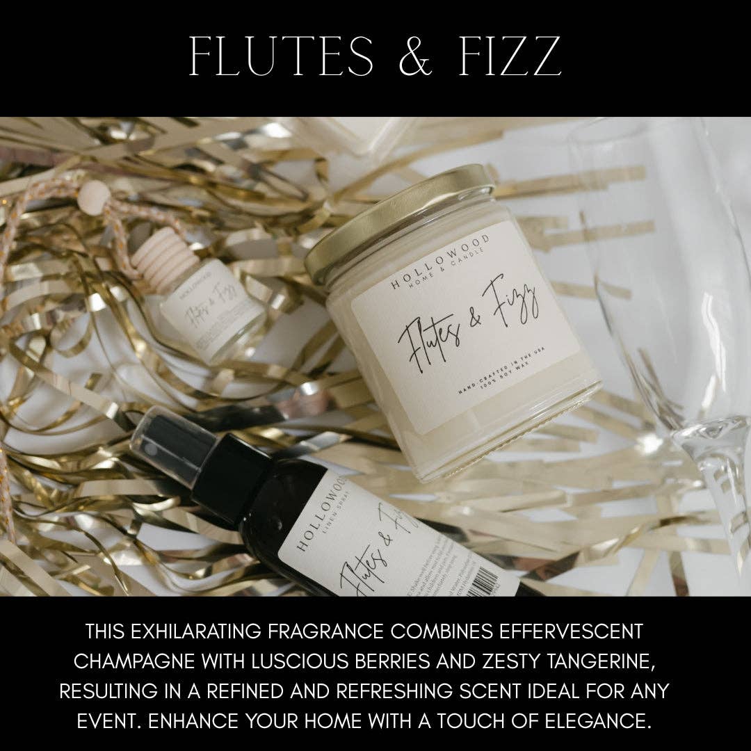FLUTES & FIZZ | CELEBRATION | SPRING | 4 OZ LINEN SPRAY