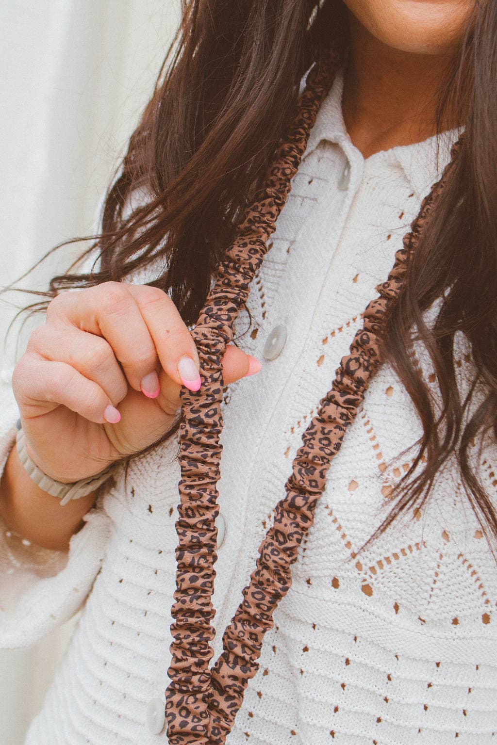 Andi Spotted Leopard Lanyard