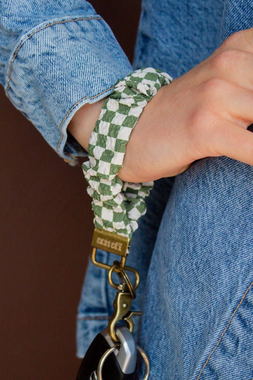 Andi Lindsey Checked Keychain