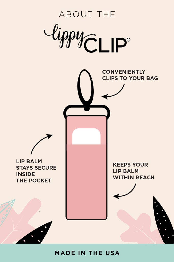 Seashells LippyClip® Lip Balm Holder for Chapstick