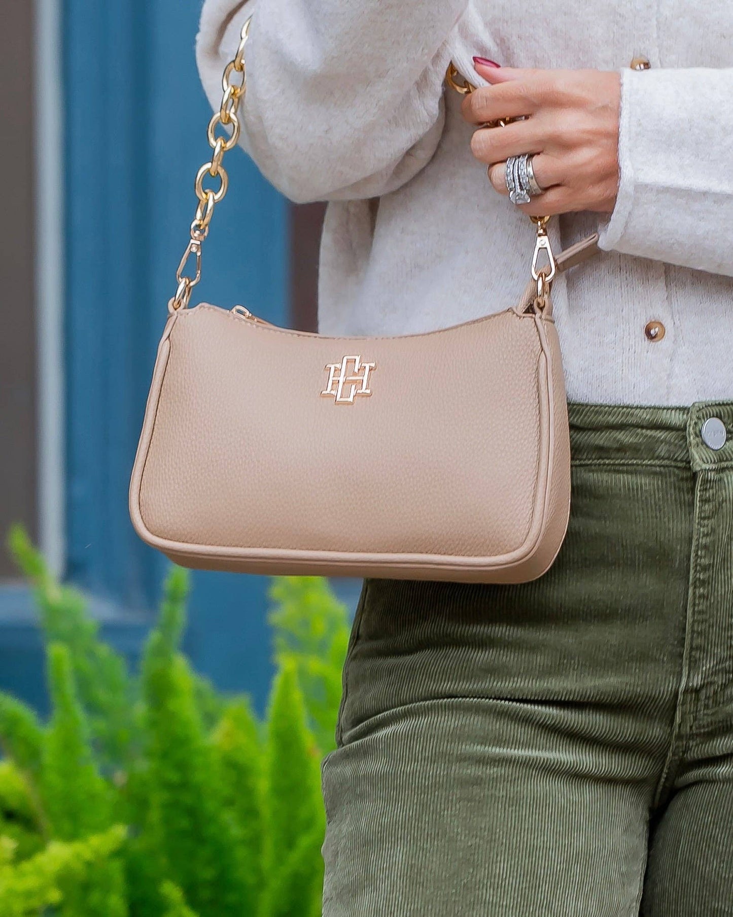 Caoline Hill Joan Crossbody Taupe