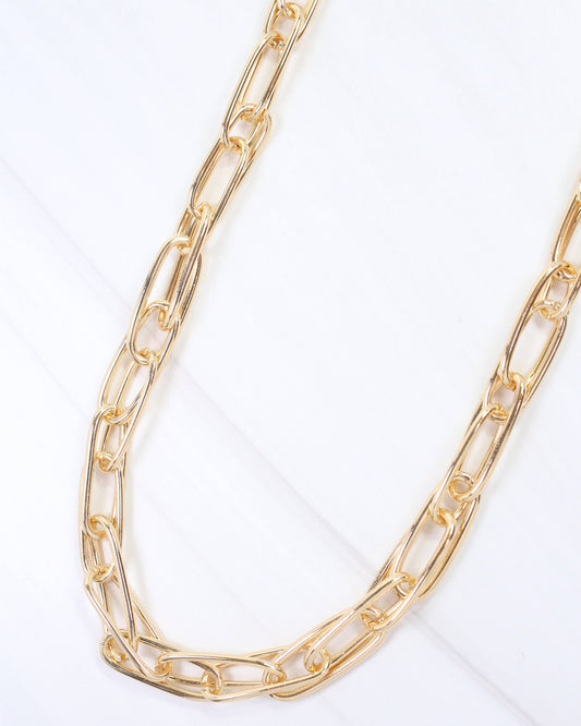 Mandan Infinity Chain Necklace Gold