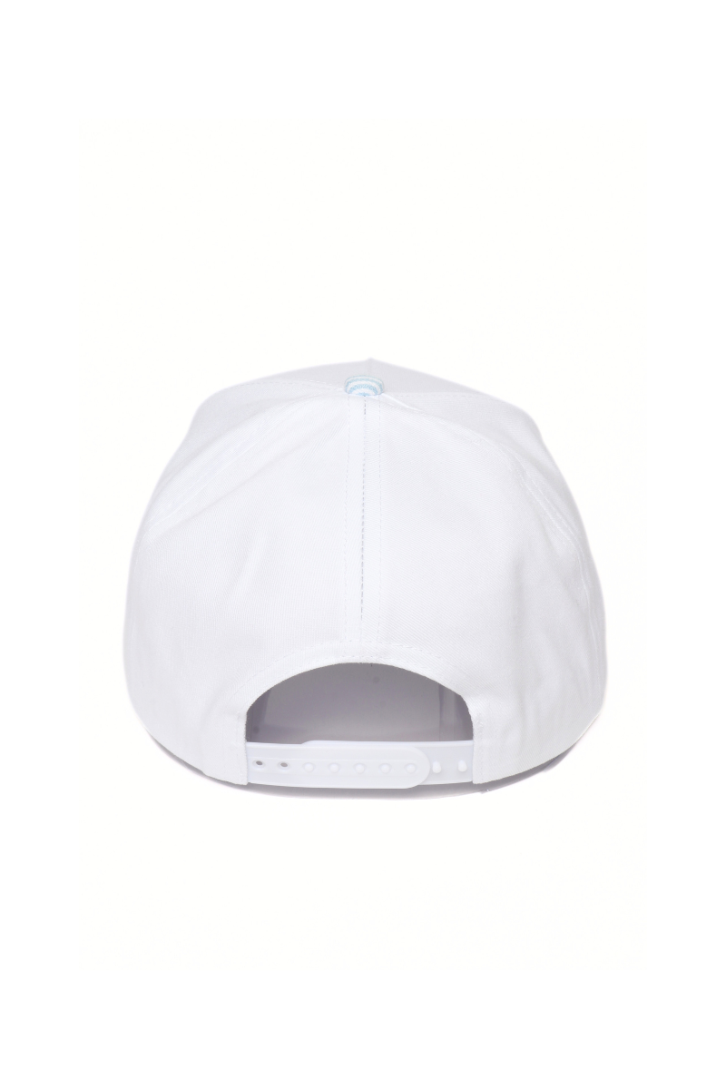 AMERICA EST. 1776 BOW Embroidered Stripe Print Two Tone Cap: Pink