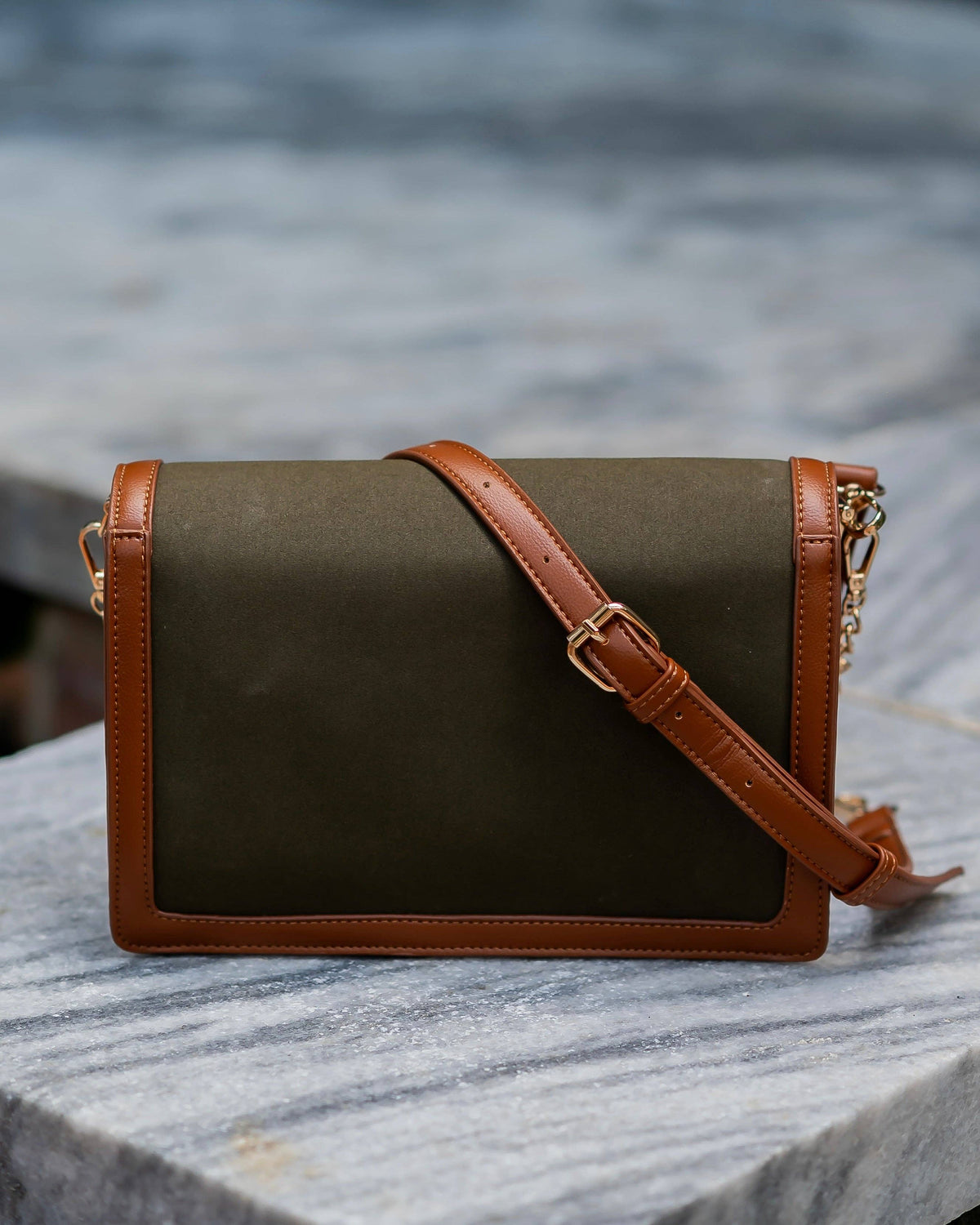 Caroline Hill Collins Olive Crossbody Bag
