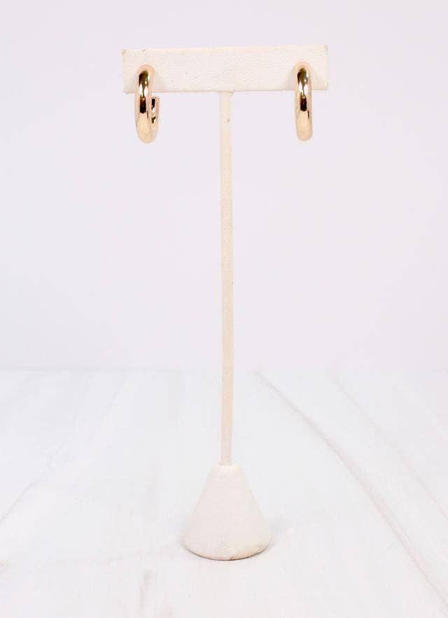 Besty Hoop Earring Shiny Gold