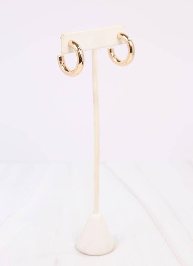 Besty Hoop Earring Shiny Gold