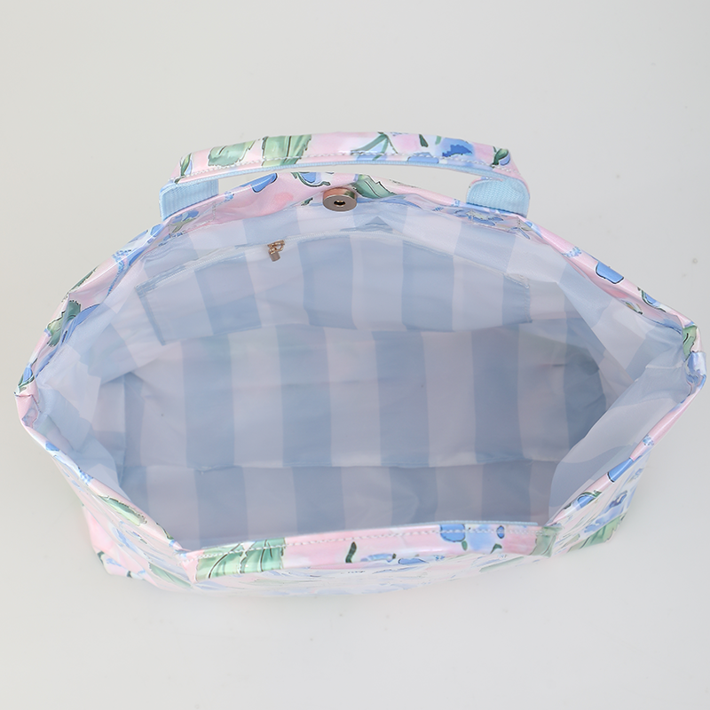 Waterproof Tote Bag PVC Beach Bag Bluebell Voyage