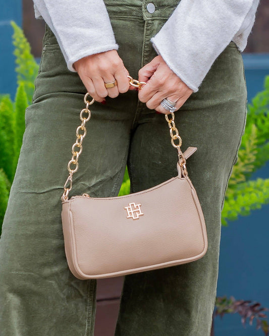 Caoline Hill Joan Crossbody Taupe