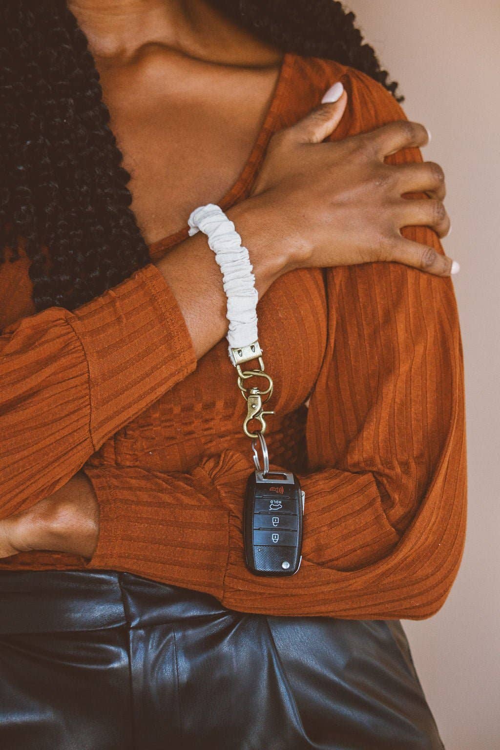 Andi Linen Keychain