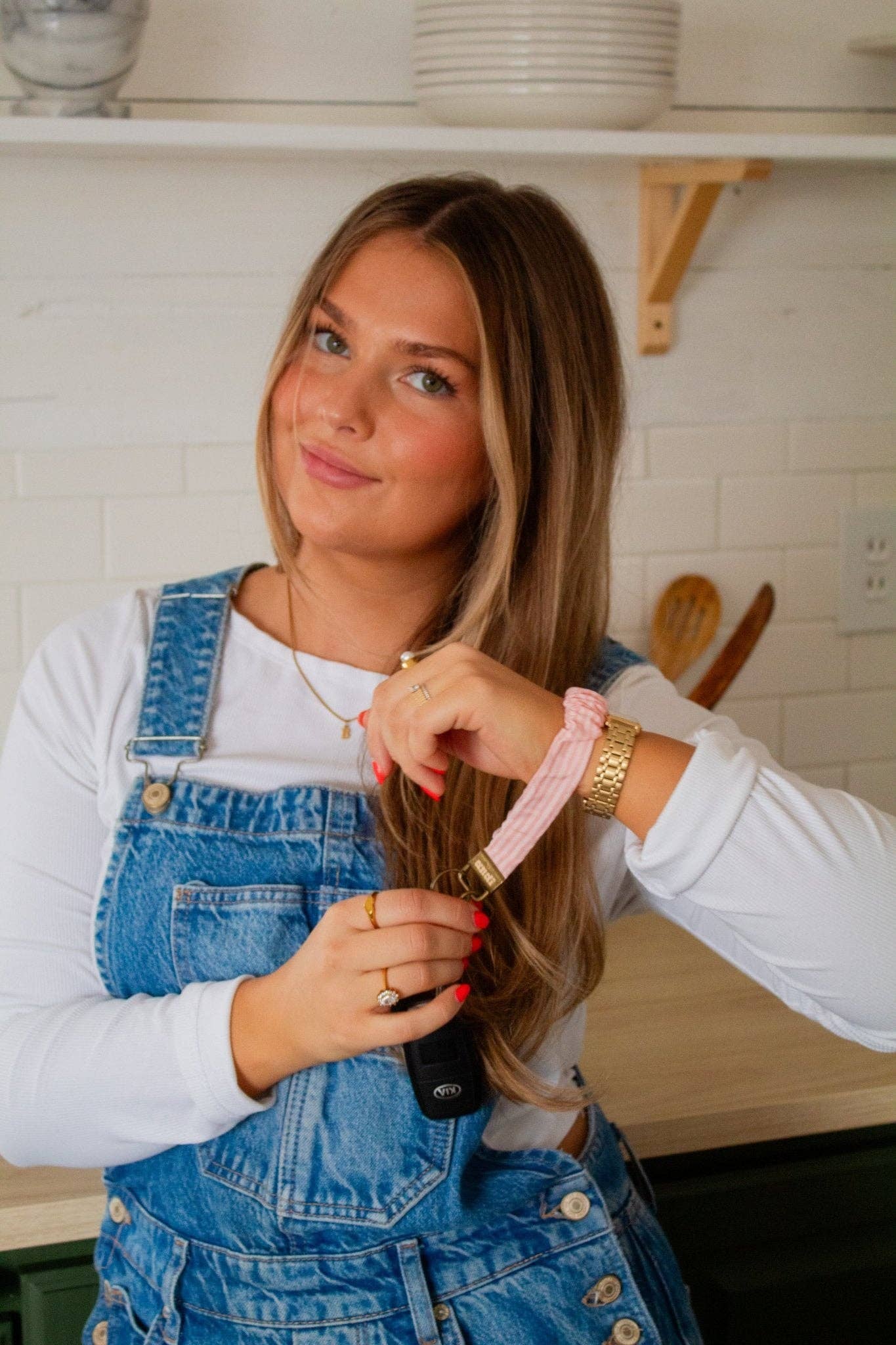 Andi Lovely Stripes Keychain