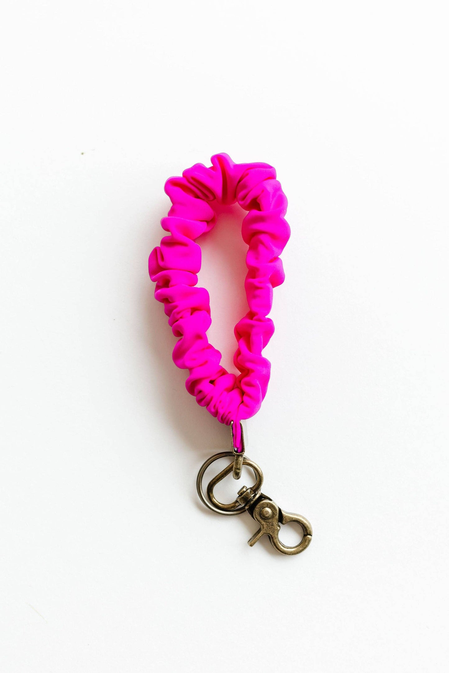 Andi Fuchsia Athletic Stretch Wristlet Keychain
