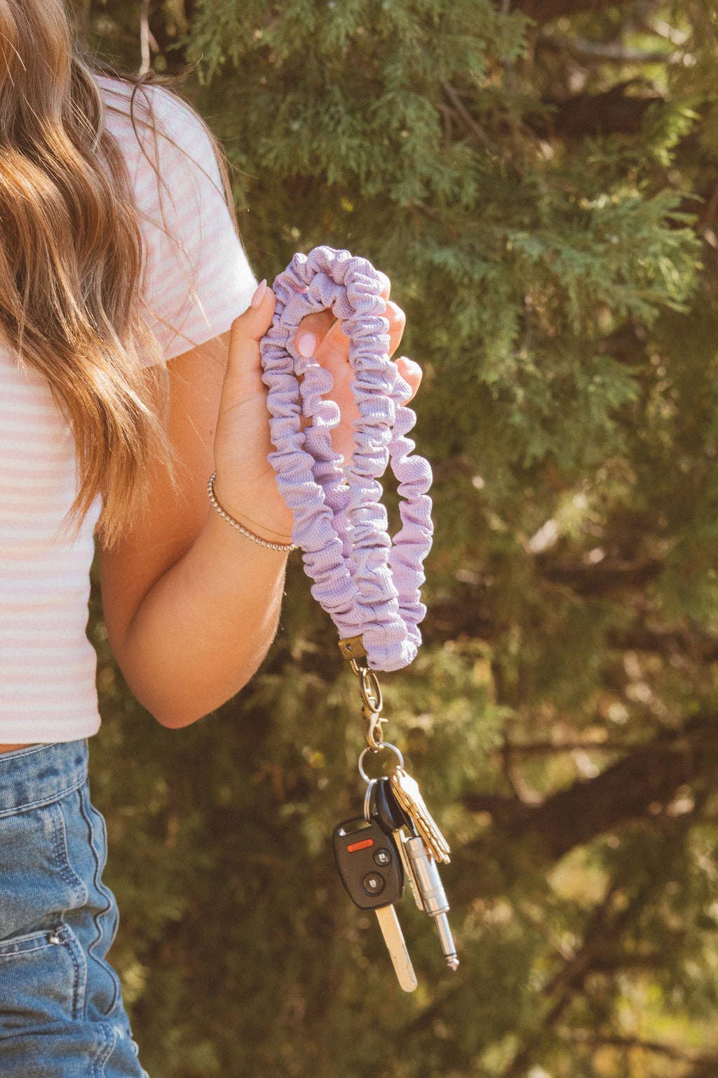 Andi Chunky Purple Lanyard: Light Purple