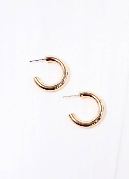 Besty Hoop Earring Shiny Gold