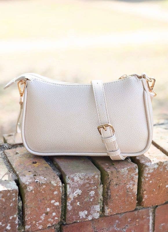 Caroline Hill Joan Crossbody Pearl