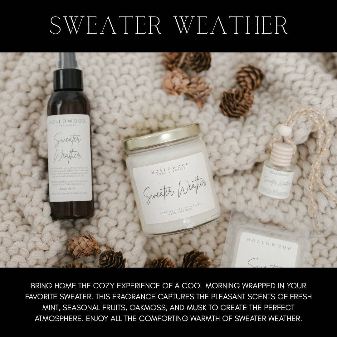 Hollowood Sweater Weather Linen Spray 4 oz