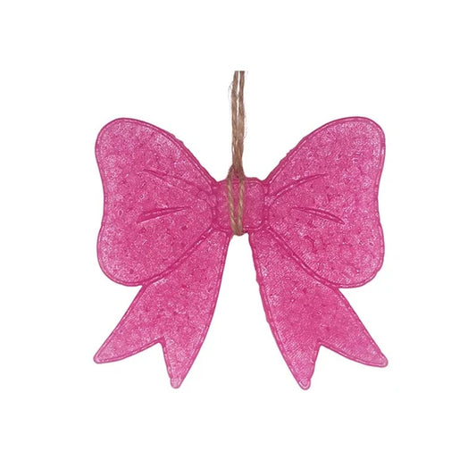 Funky Freshies Pink Bow Air Freshener Sweet Elegance Scent
