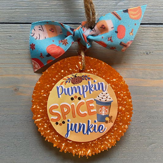 Pumpkin Spice Junkie Graphic Freshie