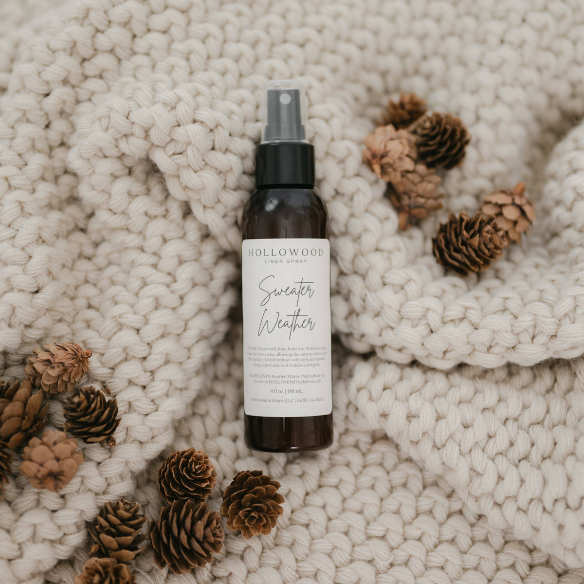 Hollowood Sweater Weather Linen Spray 4 oz