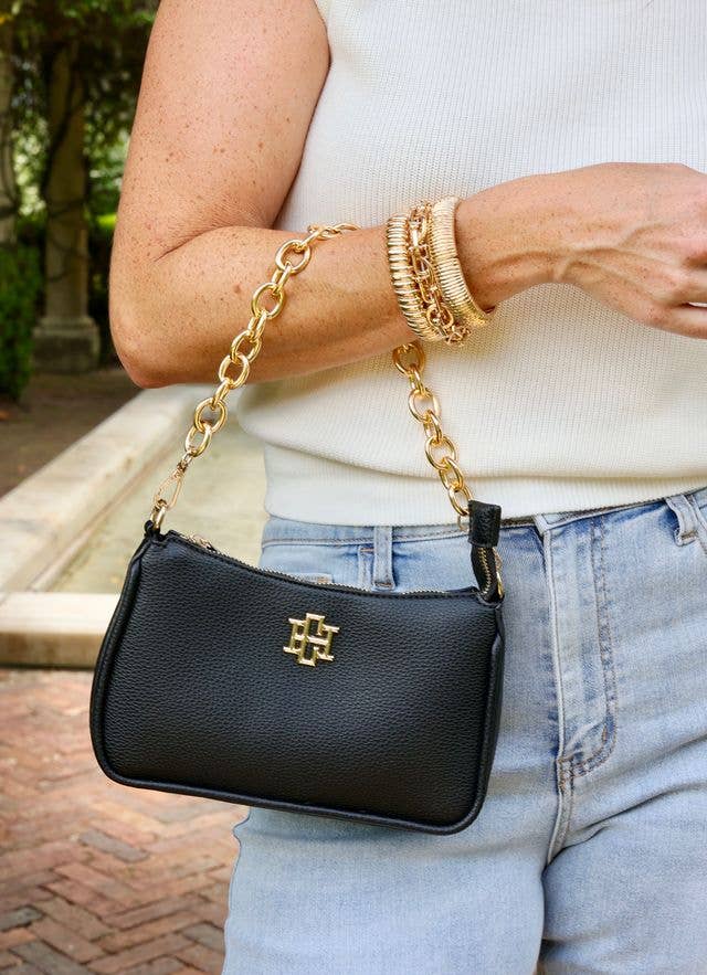 Caroline Hill Joan Crossbody Black