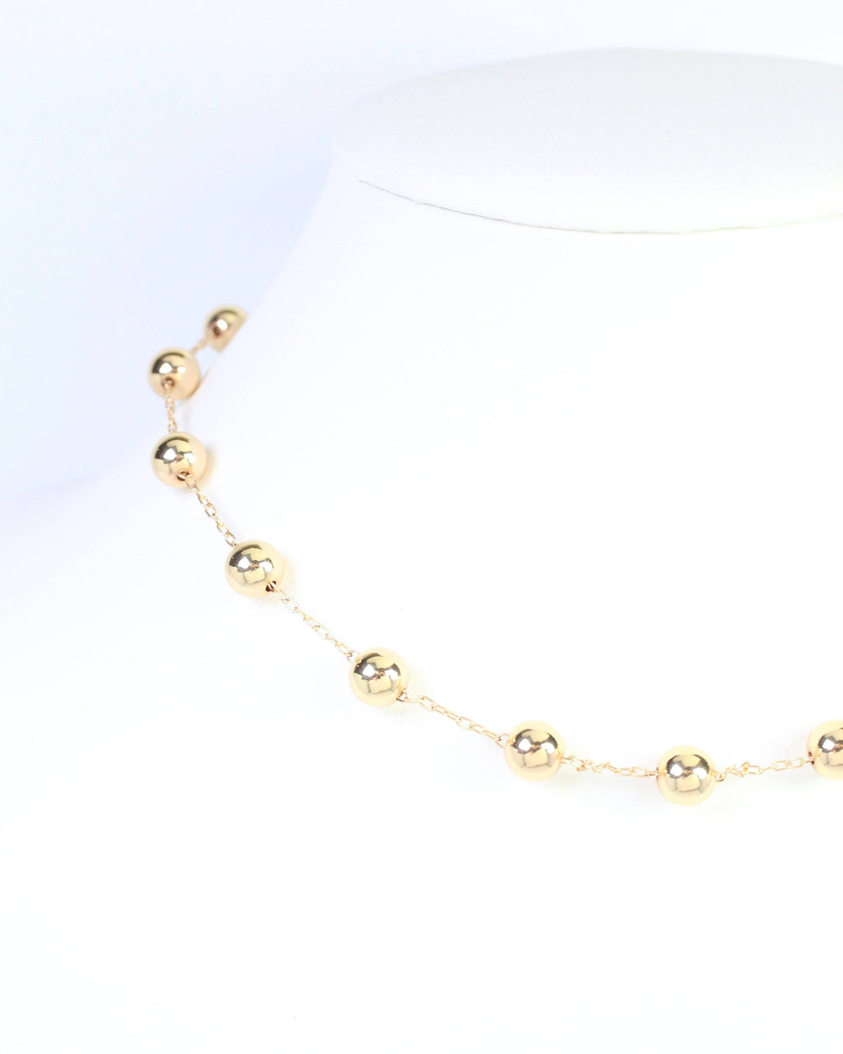Caroline Hill McKayla Gold Beaded Necklace