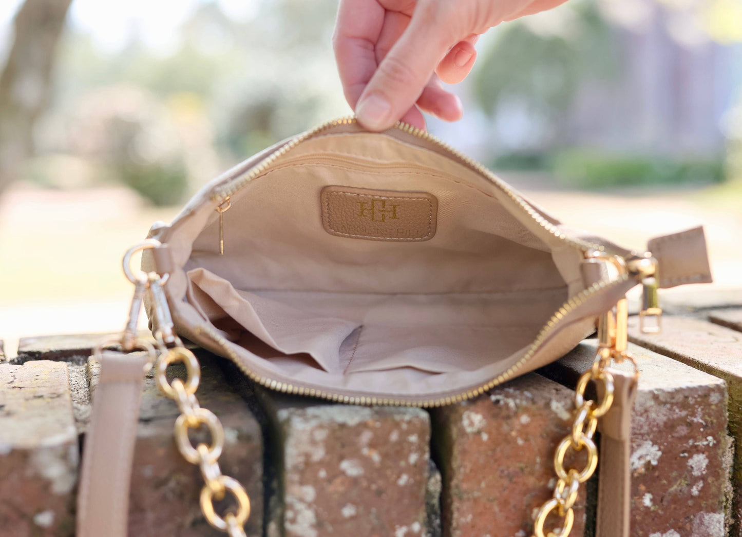 Caroline Hill Joan Crossbody Pearl