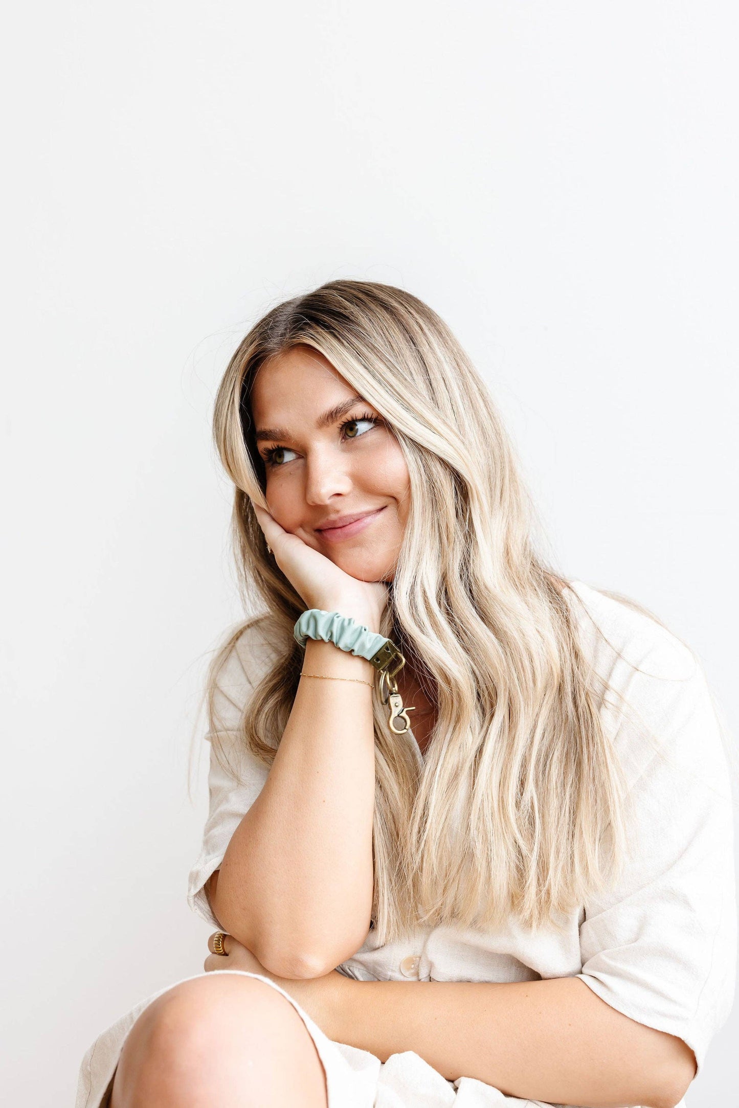 Andi Dusty Sage Keychain