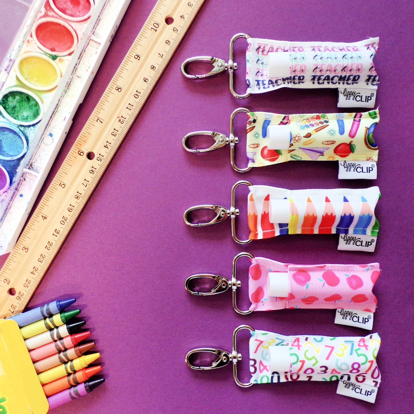 Teacher LippyClip® Lip Balm Holder for Chapstick