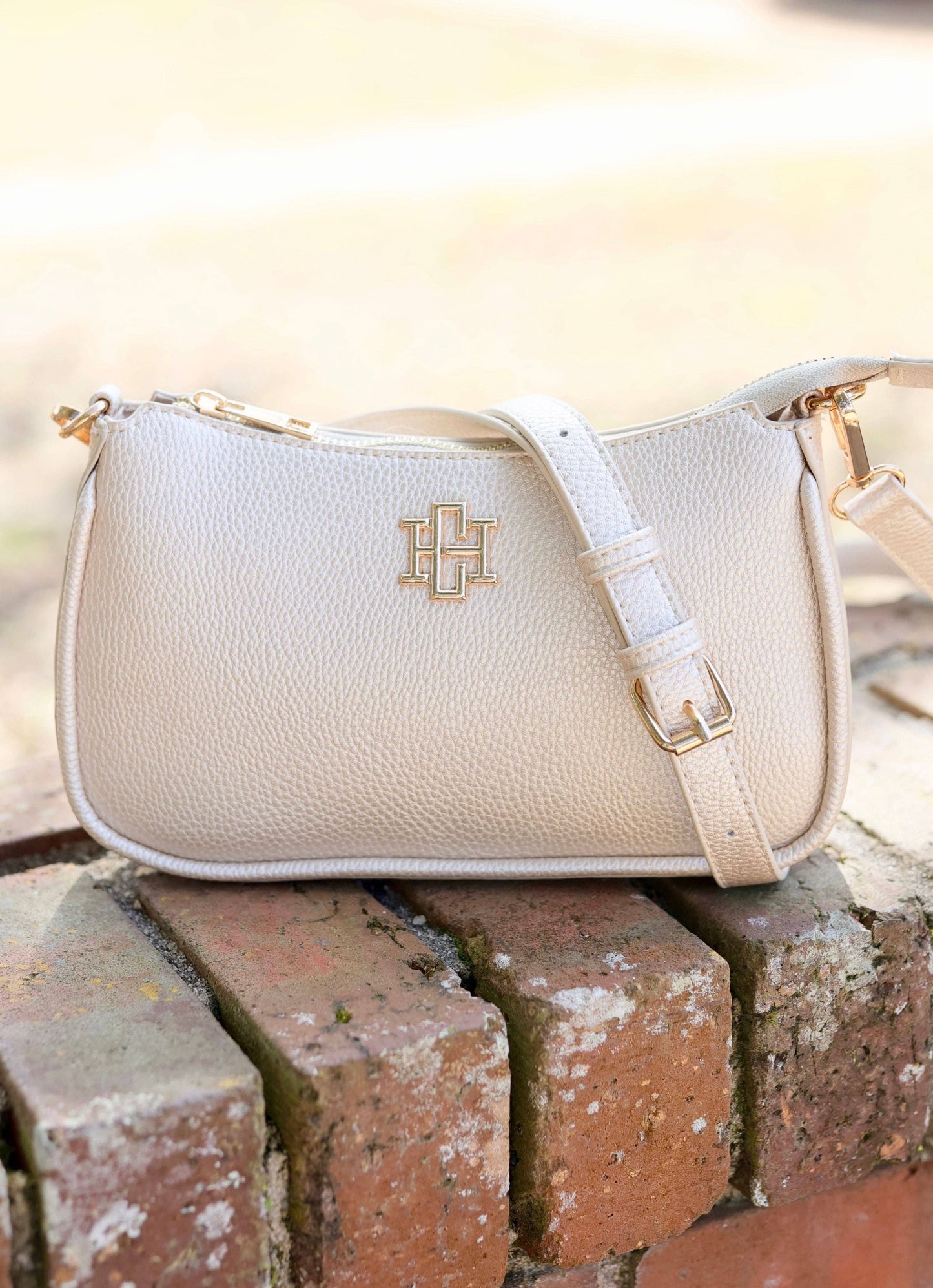 Caroline Hill Joan Crossbody Pearl