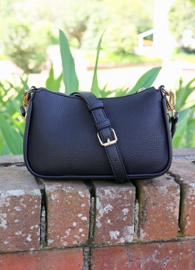 Caroline Hill Joan Crossbody Black