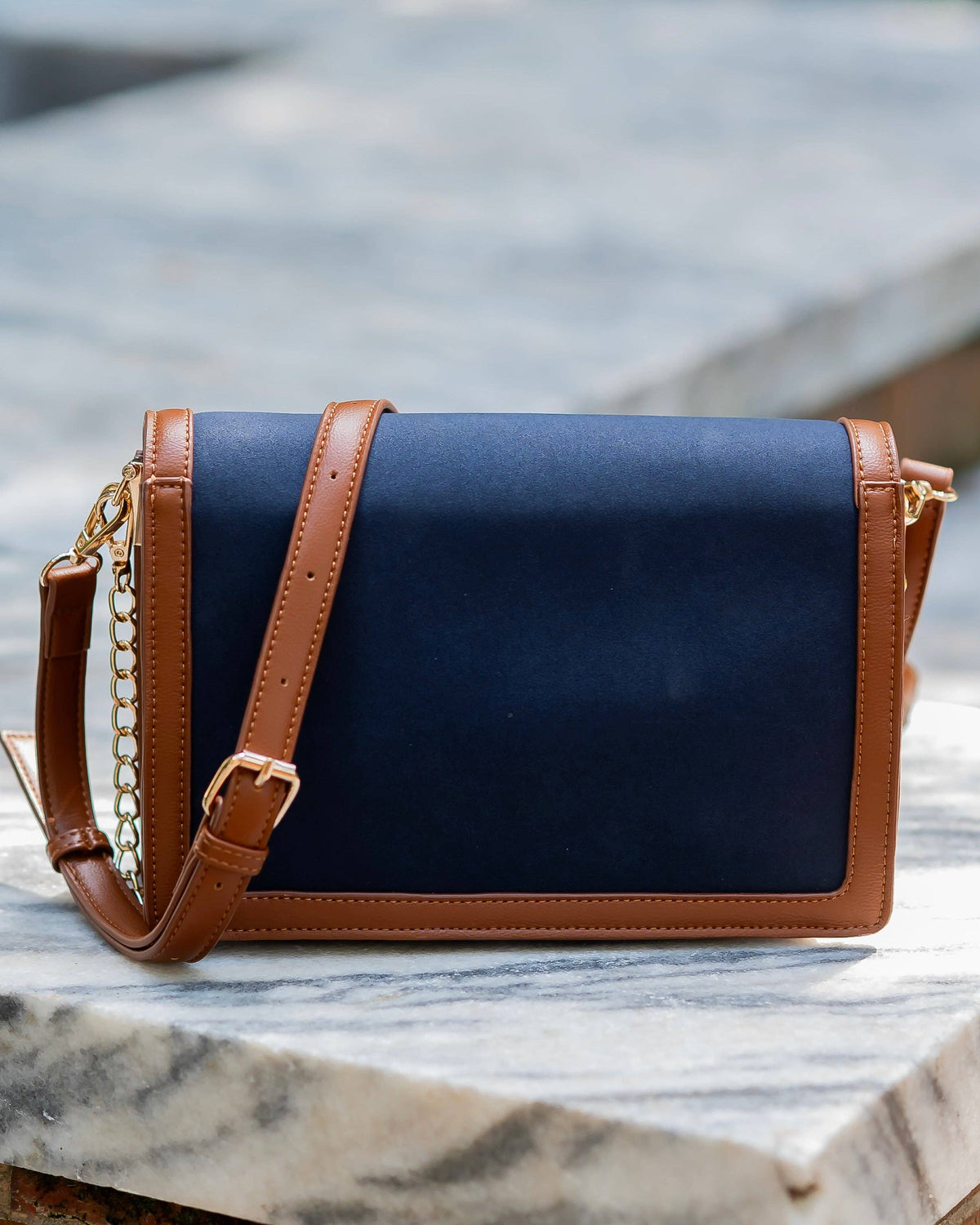 Caroline Hill Collins Navy Crossbody Bag