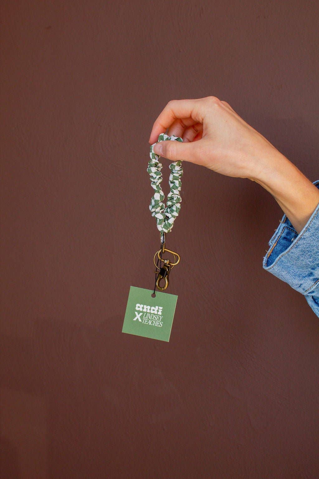Andi Lindsey Checked Keychain